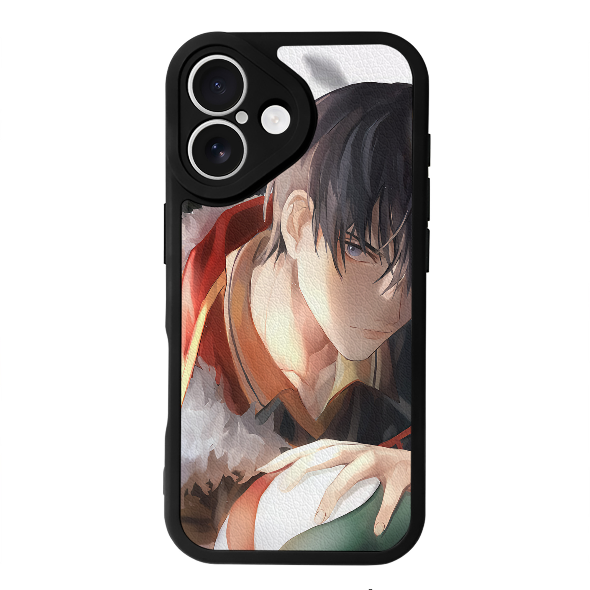（画像用） ハイキュー!! Haikyu!! 【iPhone 16シリーズ対応】シリコンスマホケース（レザー調） 材質：シリコン